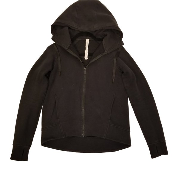 Lululemon Black Hooded Zip up Sweater - Picture 3 of 14